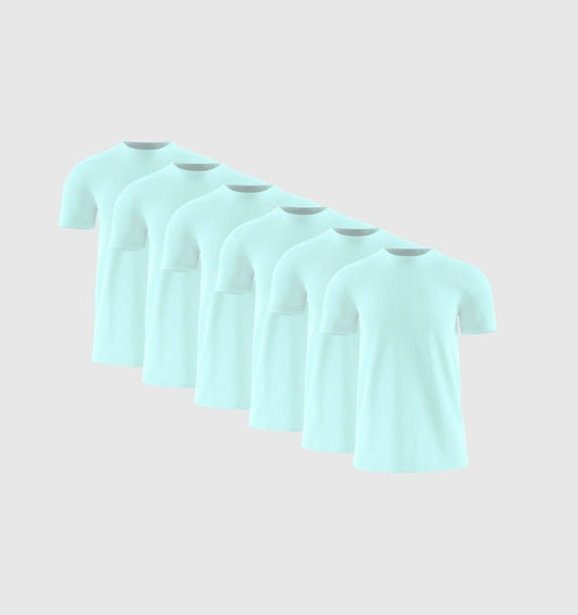 Pack de 6 - Bleu Turquoise