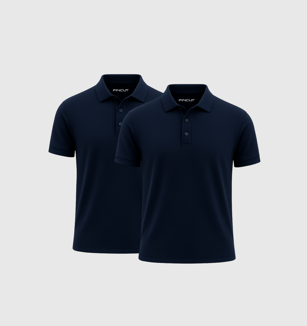 Pack de 2 Polo - Bleu marine