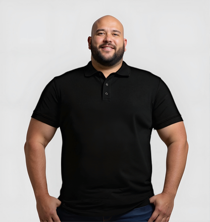 Pack de 6 Polos - Noir