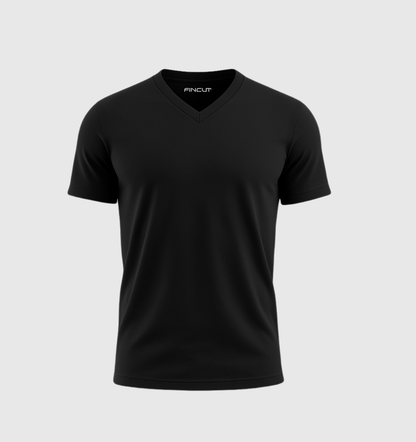 Le Tee-shirt Col V - Kaki