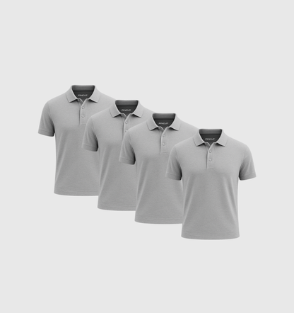 Pack de 4 Polos - Gris