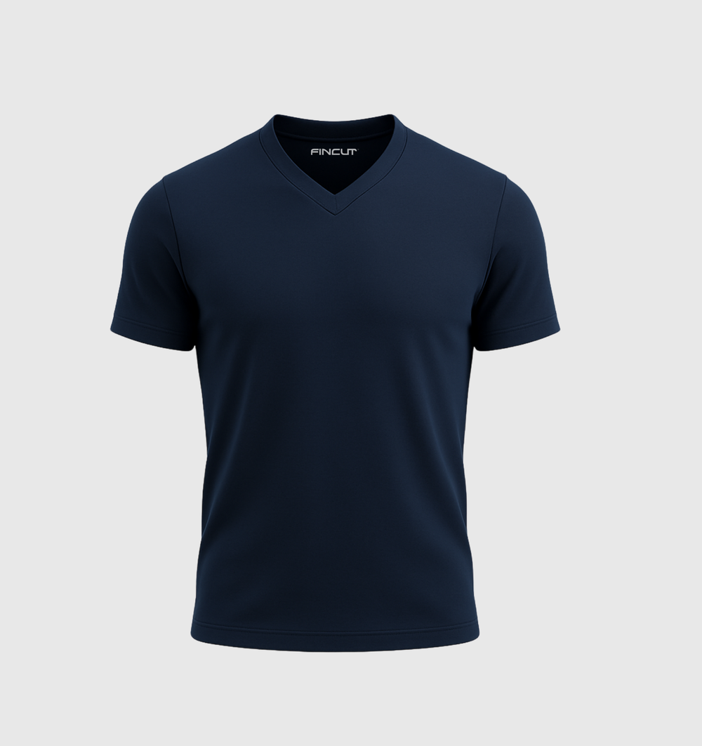 Le Tee-shirt Col V - Kaki