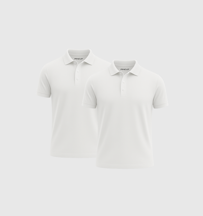 Pack de 2 Polos - Blanc