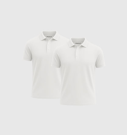 Pack de 2 Polos - Blanc