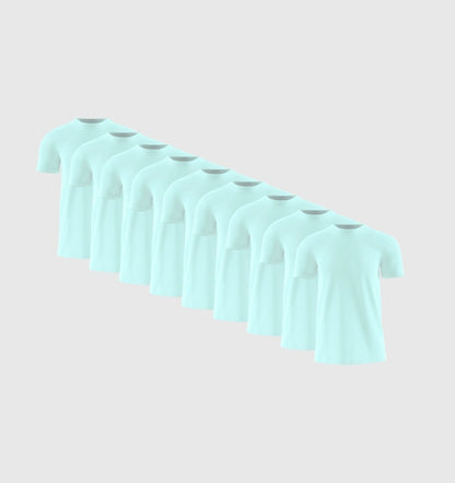 Pack de 9 - Bleu Turquoise