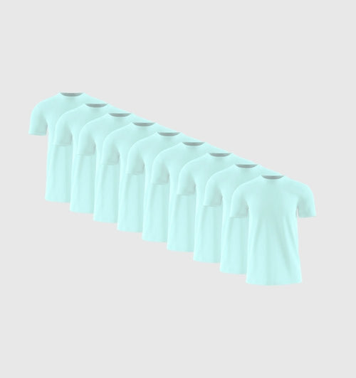 Pack de 9 - Bleu Turquoise