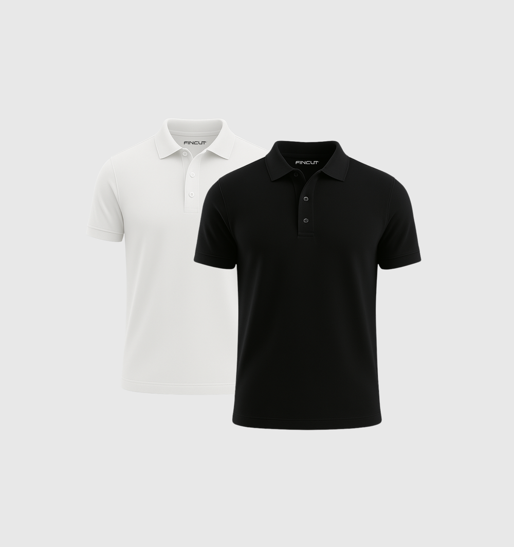Pack de 2 Polos - Noir