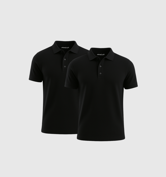 Pack de 2 Polos - Noir