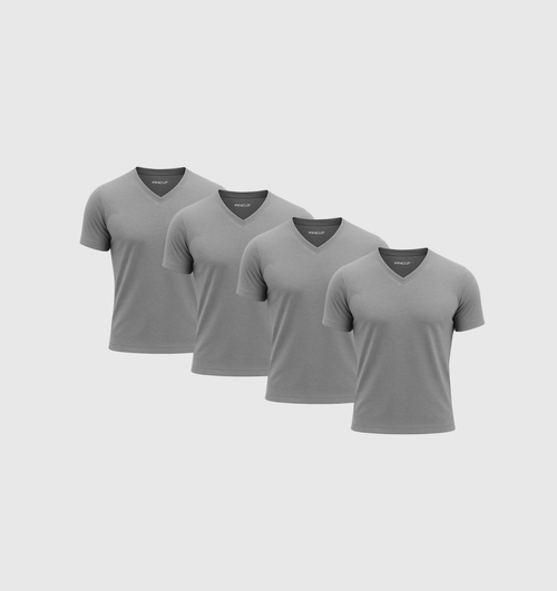 Pack de 4 Col V - Gris